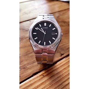 Men’s Citizen Eco-Drive stainless steel watch